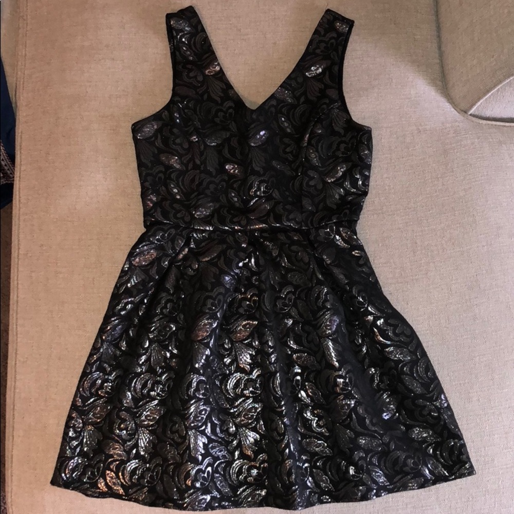 Black and Silver dress